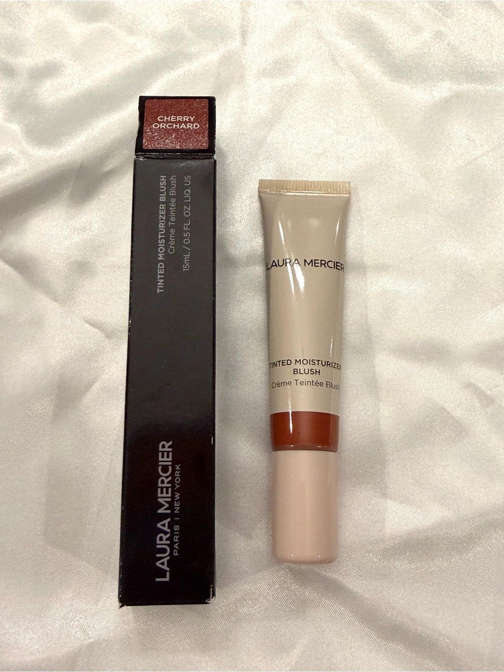 Laura Mercier Tinted Moisturizer Blush Cherry Orchard 0.5 Oz NEW Beauty Makeup